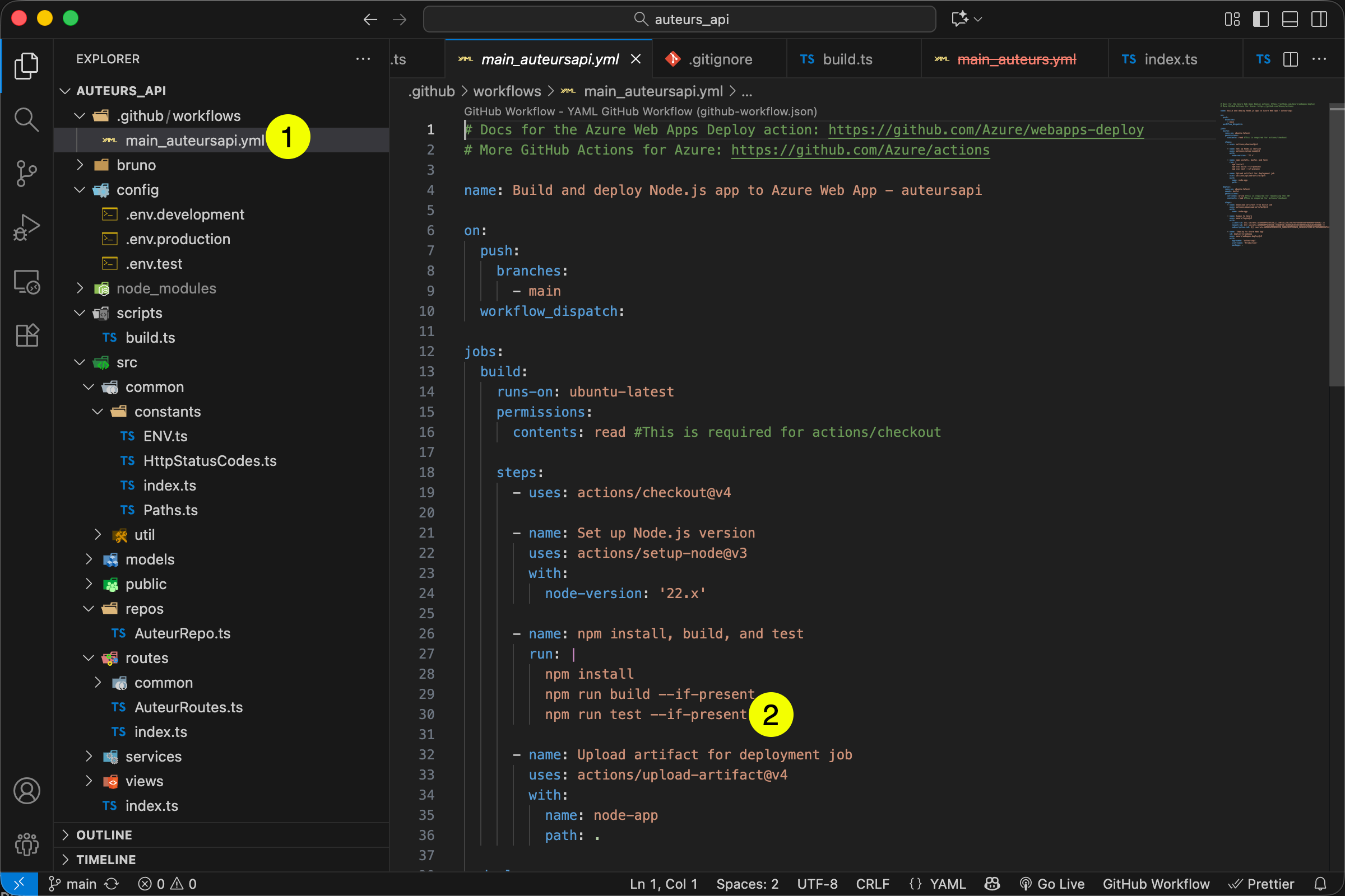 Azure App Service - Workflow