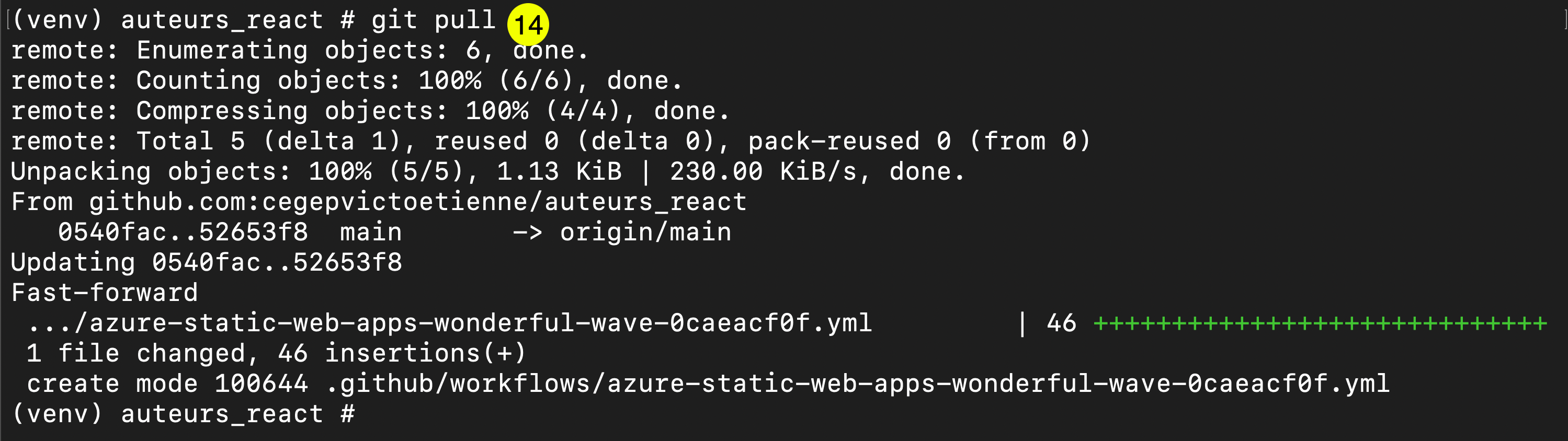 Azure App Service - git pull