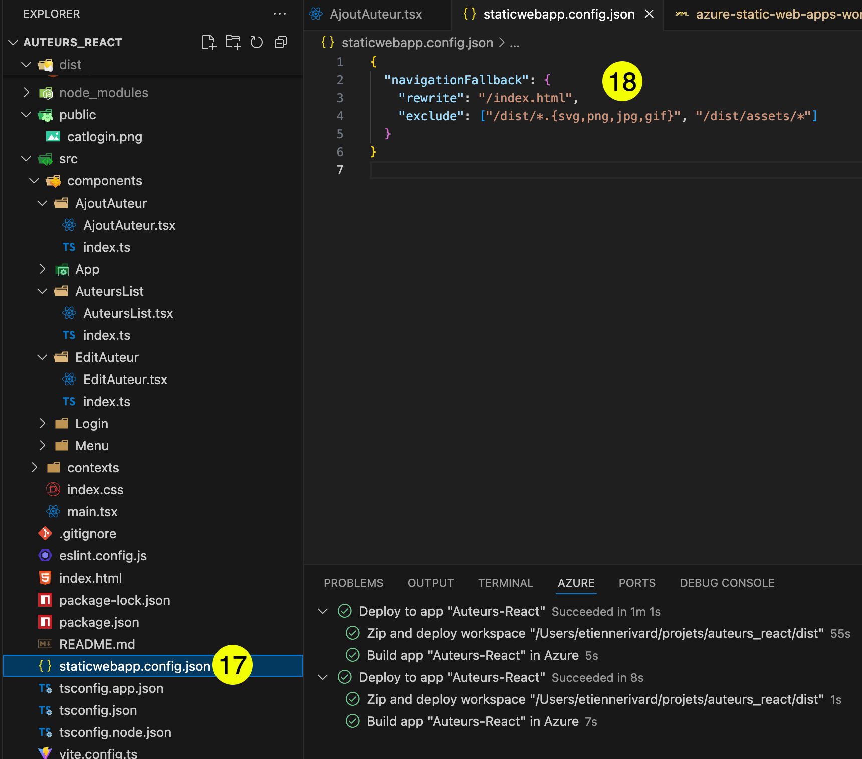 Azure App Service - router